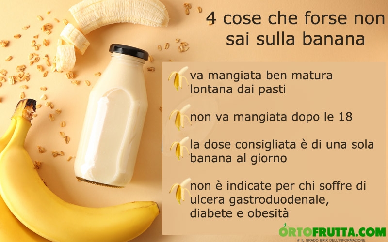 quante banane si possono mangiare al giorno