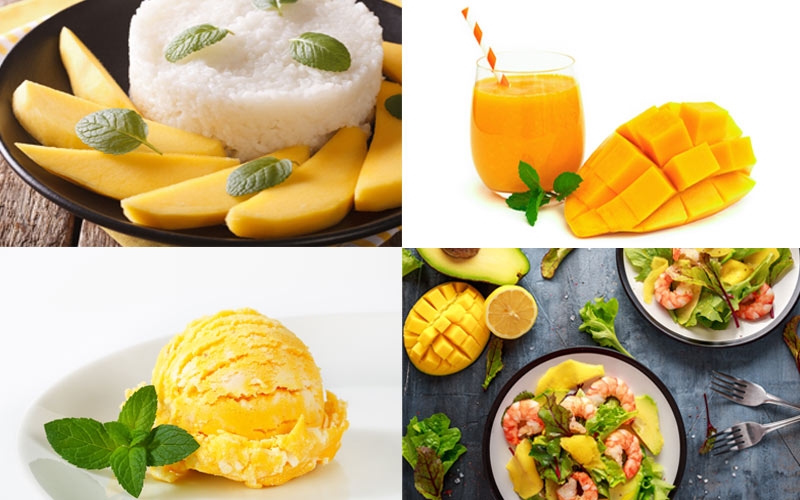 succo mango riso mango insalata mango