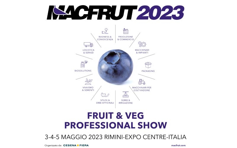 MacFrut 2023 - la 40° edizione torna a Rimini il 3-4-5 maggio 2023