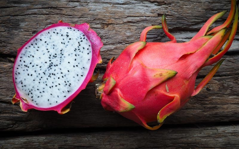 pitaya fucsia a polpa bianca