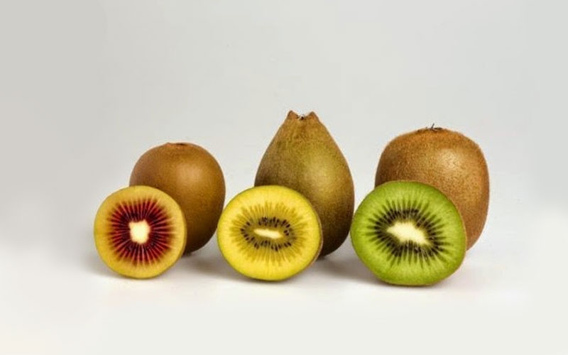 kiwi giallo rosso verde a confronto